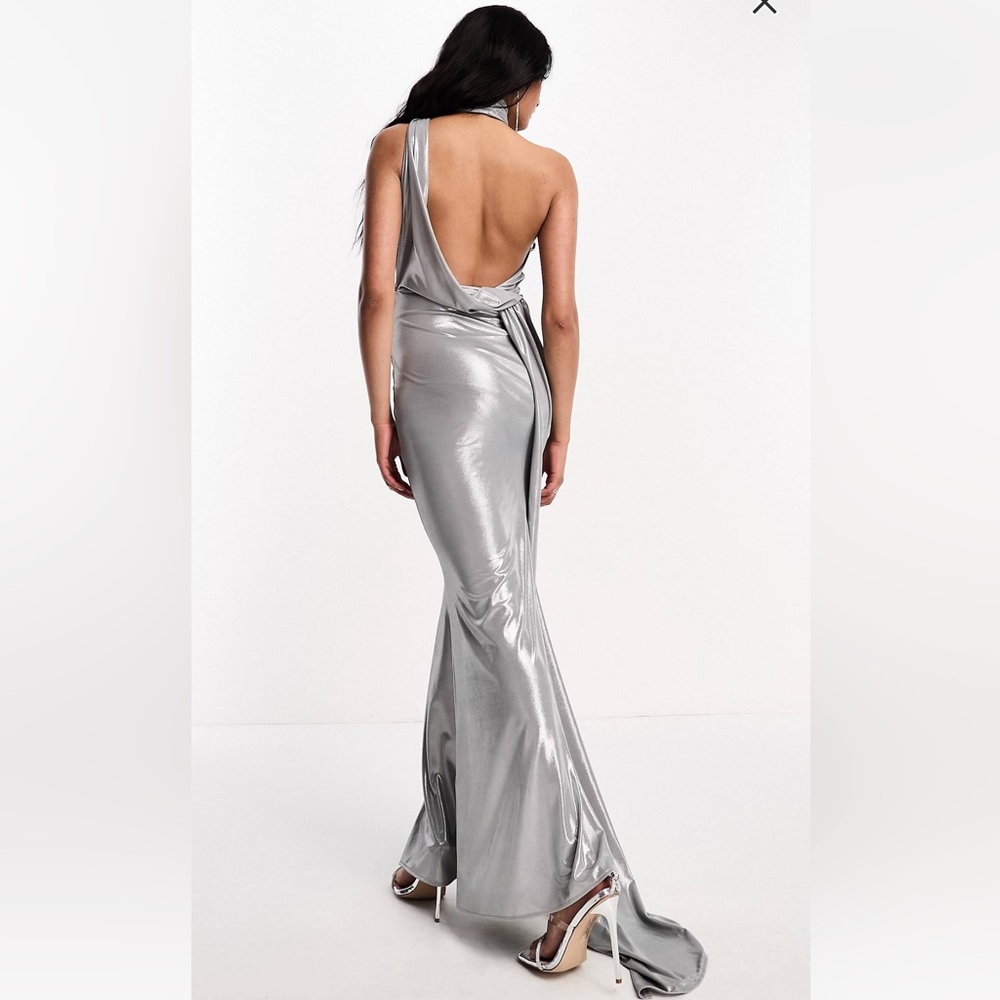 ASOS size 4 silver dress